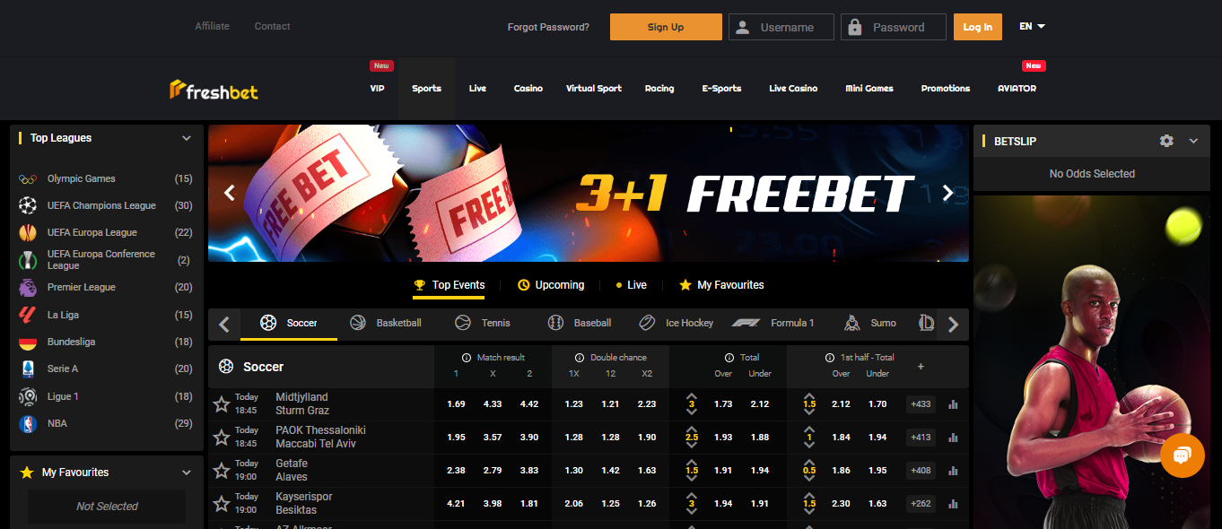Freshbet Sportsbook